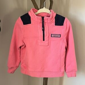 Vineyard Vines Kids Pink and Navy Sweatshirt